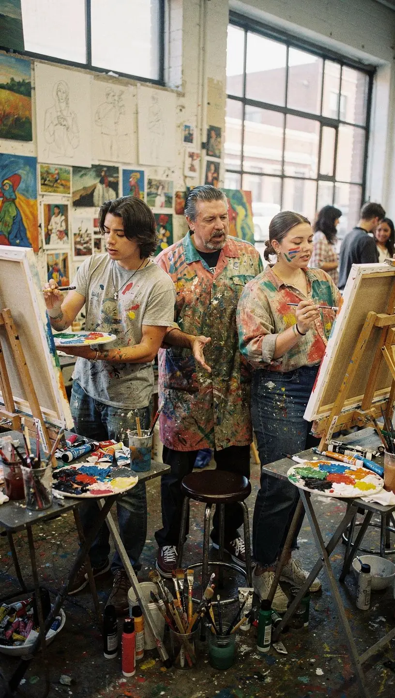 Professional team collaboration